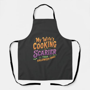 Tablier La cuisine de ma femme est plus effrayante qu'Hall