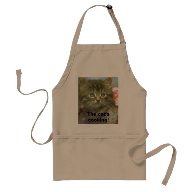 Tablier La cuisine du chat ! (Devant)