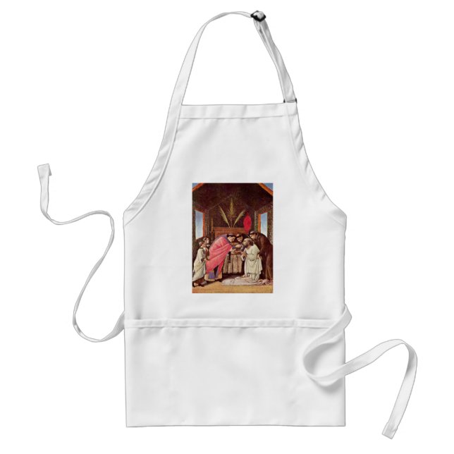 Tablier La dernière communion de St Jerome par Botticelli (Devant)