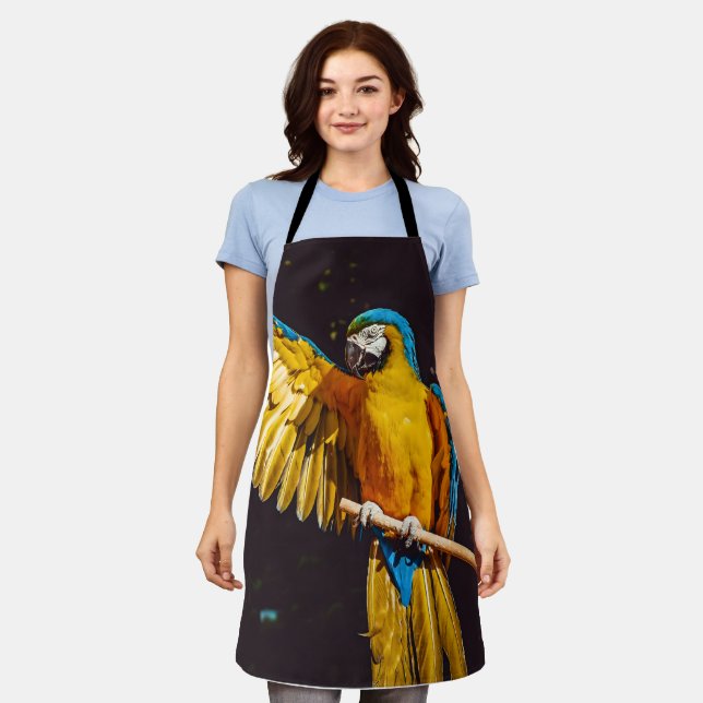Tablier La faune des oiseaux jaunes Joli Macaw (Porté)