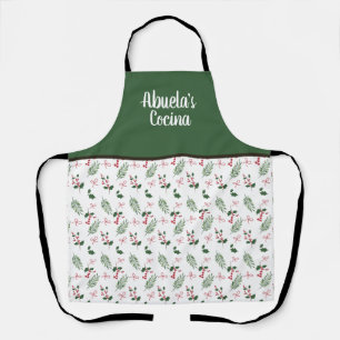 Tablier La grand-mère de Cocina Holly Noël d'Abuela