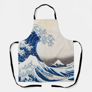Tablier La Grande Vague au large de Kanagawa par Hokusai A