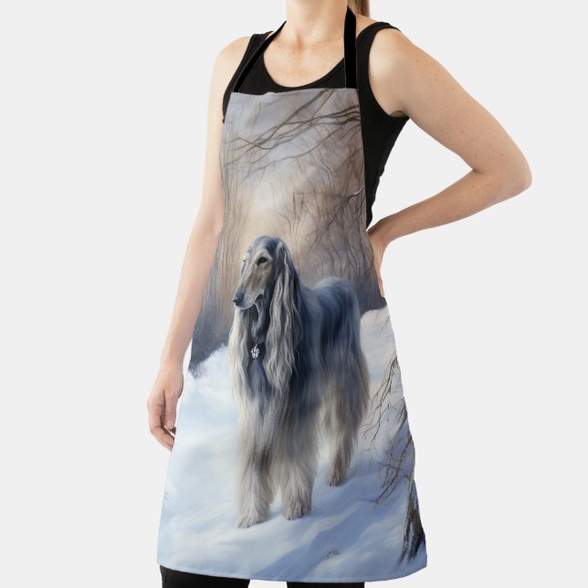 Tablier La Hanche Afghane Laisser Neige Noël (Insitu)