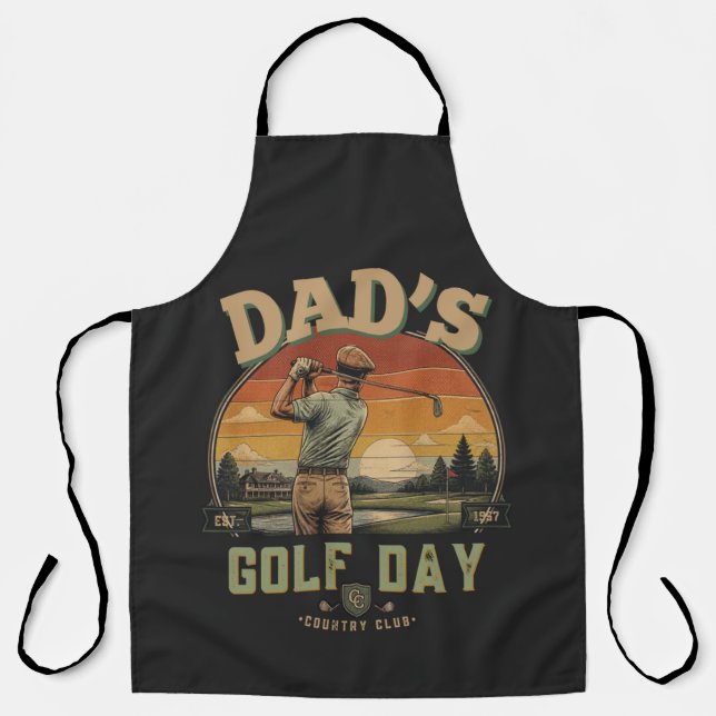 Tablier La journée de golf de papa (Recto)
