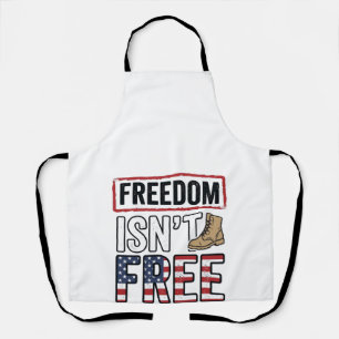 Tablier La liberté n'est pas gratuite modèle de t-shirt pa