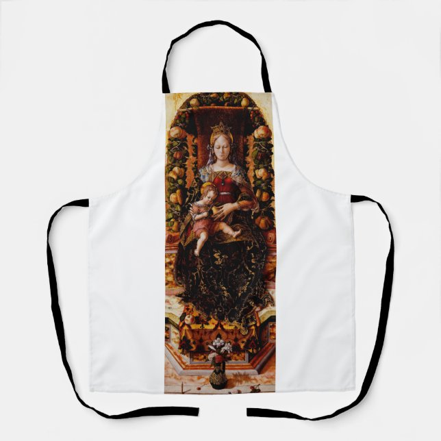 Tablier La Madonna della Candeletta Carlo Crivelli Art (Recto)