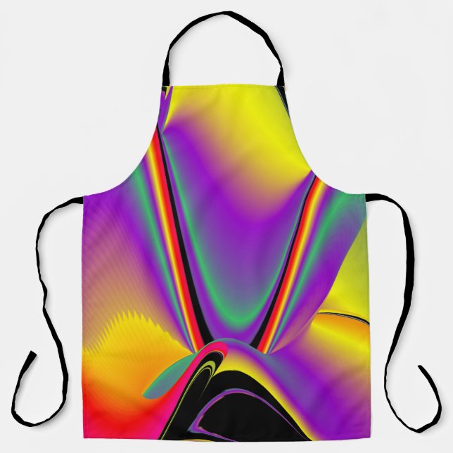 Tablier La magie des couleurs, Rainbowart 3D Abstrait (Recto)