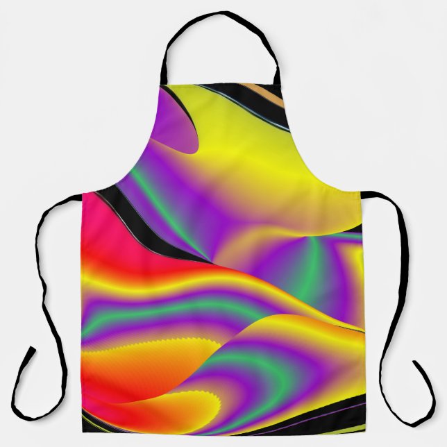 Tablier La magie des couleurs, Rainbowart 3D Abstrait (Recto)
