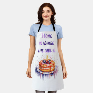Tablier La maison est où est le gâteau