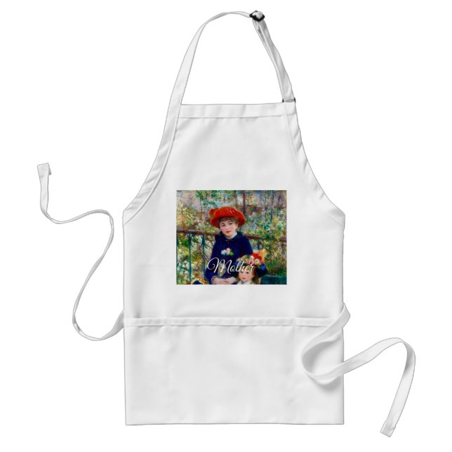Tablier La mère et l'enfant de Renoir  (Devant)