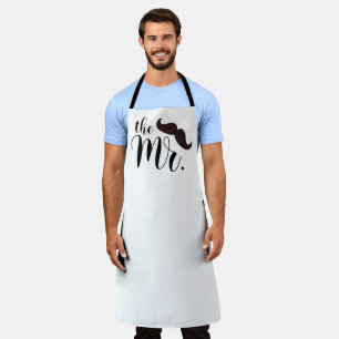 Tablier La Moustache noire Brown M. Quote