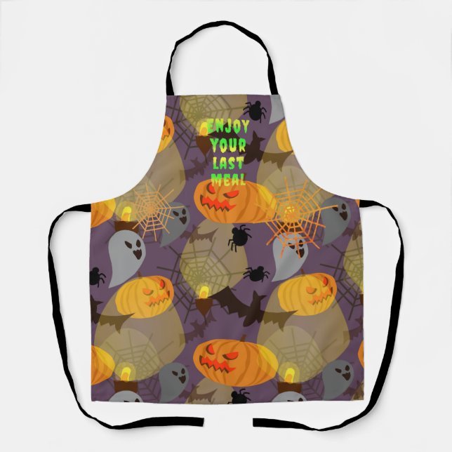Tablier La nuit d'Halloween   (Recto)