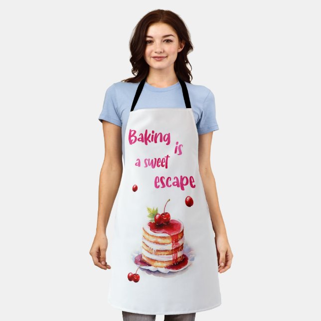 Tablier La pâtisserie est une douce évasion (Porté)