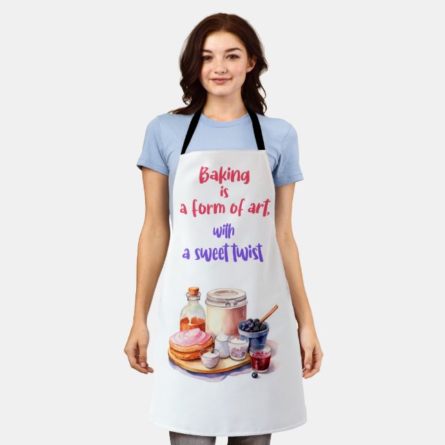 Tablier La pâtisserie est une forme d'art (Porté)