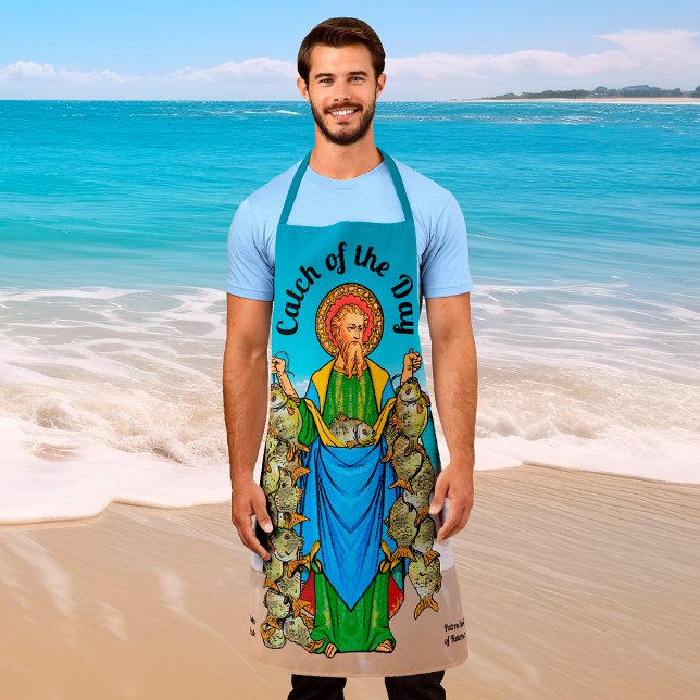 Tablier La pêche du jour de St Andrew (Créateur téléchargé)