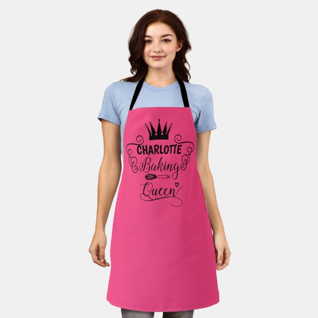 Tablier La reine en train de cuire ! (Porté)