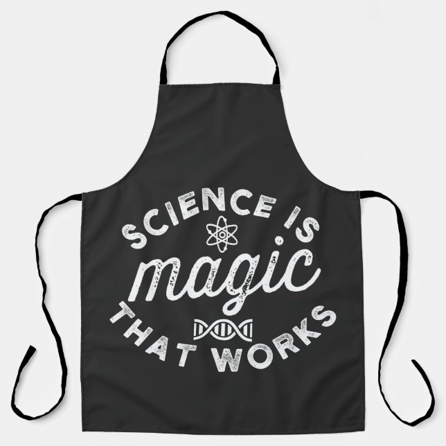 TABLIER LA SCIENCE EST UNE MAGIE QUI FONCTIONNE (Recto)