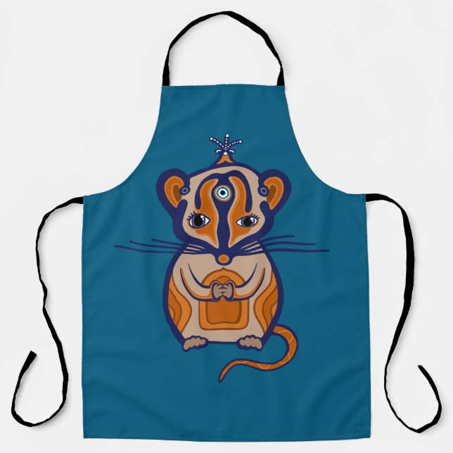 Tablier La souris brune (Recto)