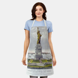 Tablier La Statue de la Liberté, La Grande Statue de Barth