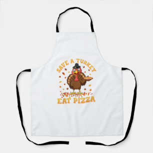 Tablier LA TURQUIE MANGE PIZA Chemise Vegan Adulte Enfants