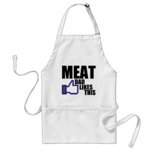 TABLIER LA VIANDE, PAPA AIME CECI