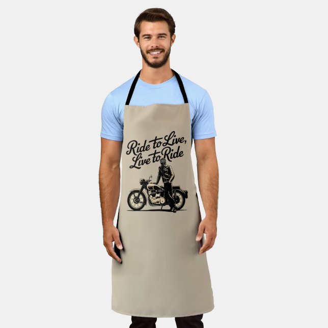 Tablier La vie à moto : L'esprit motard (Porté)