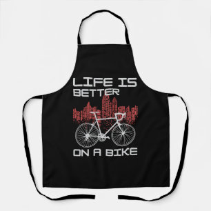 Tablier La vie est meilleure à vélo