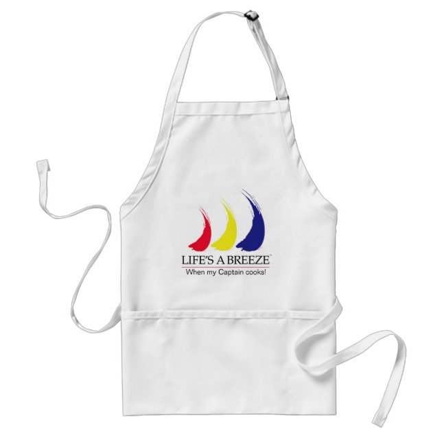 Tablier La vie est un Breeze®_When mes cuisiniers de (Devant)