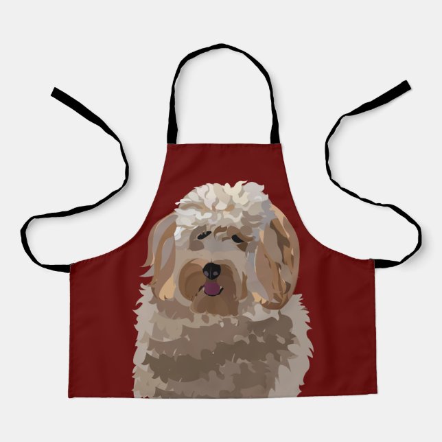 Tablier Labradoodle Chien Animal Enfants (Recto)
