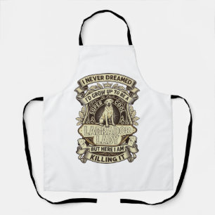Tablier Labrador Lady Dog Crown Shield_1