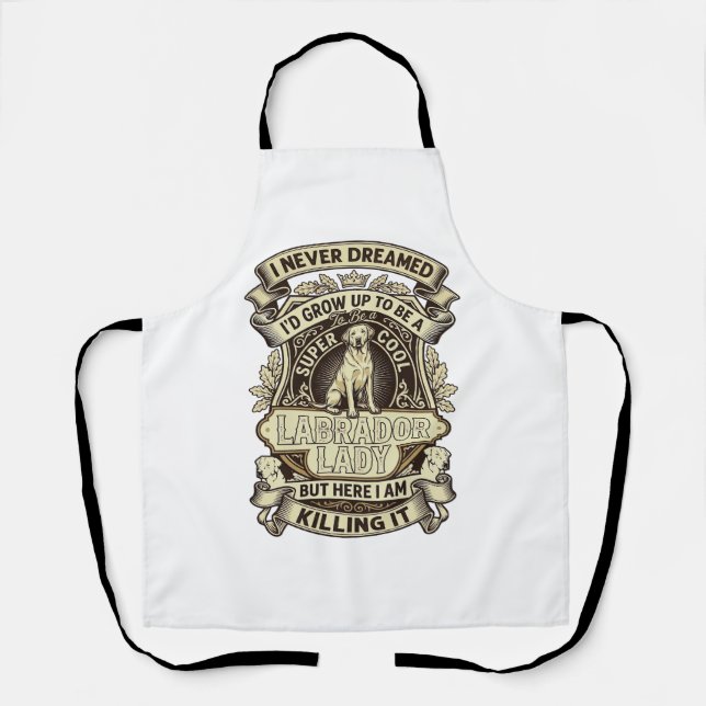 Tablier Labrador Lady Dog Crown Shield_1 (Recto)