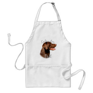 Tablier Labrador Retriever (chocolat) Papa 2