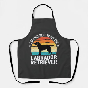 Tablier Labrador Retriever Rétro Caresse de Chien