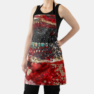 Tablier Lady in RED GLAM Apron