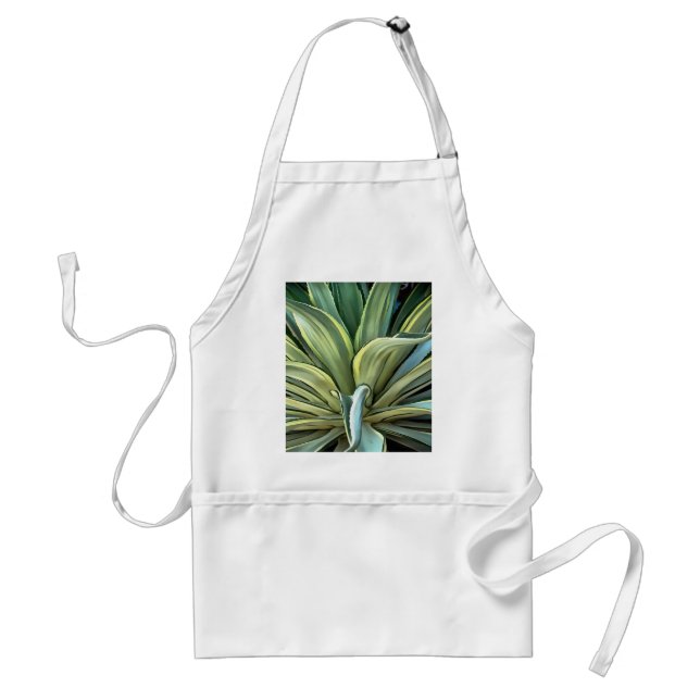 Tablier L'Agave Tropical Realism Art (Devant)
