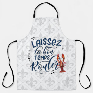 Tablier Laissez Les Bon Temps Rouler Crawfish Apron