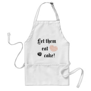 Tablier Laissez-les manger le gâteau