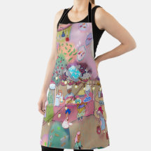 LALATOWN All-Over Print Apron