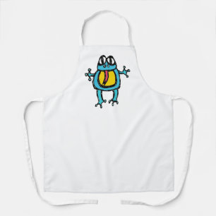 Tablier l'alphabet livre - grenouille