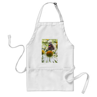 Tablier L'amiral papillon sur la fleur