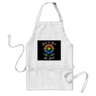 Tablier L'amour est l'amour Rainbow Sunflower LGBT+ Gay Le