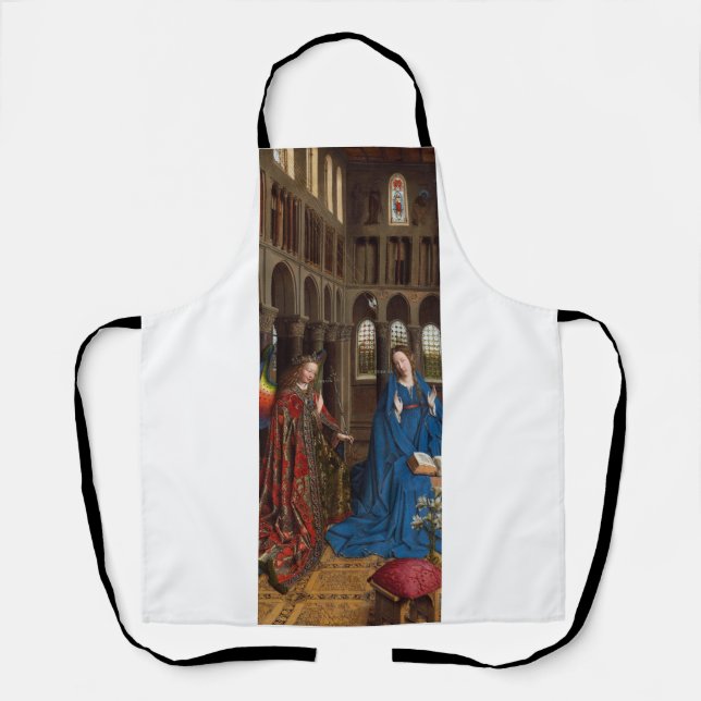 Tablier L'Annonciation de Van Eyck Premium Lumière Cathédr (Recto)