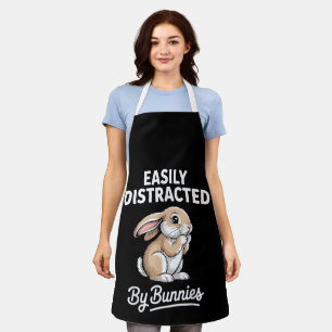 Tablier Lapin Art Mignon Lapin Lièvre Conception Hommes Fe