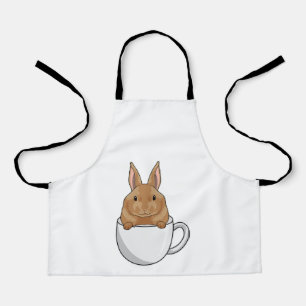 Tablier Lapin avec la coupe de café