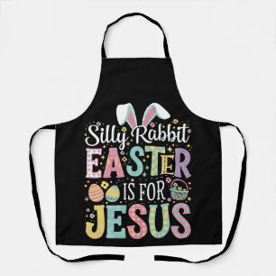 Tablier Lapin bête Pâques est pour Jésus Mignon Lapin