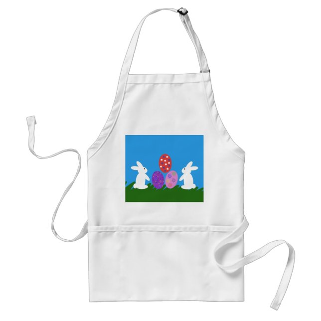 Tablier Lapin de Pâques #2 Adulte Apron (Devant)