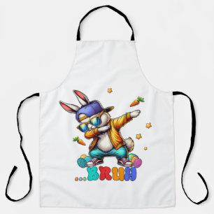 Tablier Lapin de Pâques drôle de Bruh Dab