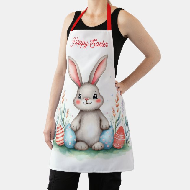 Tablier Lapin de Pâques Mignon et Collection Populaire d'O (Insitu)