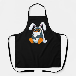 Tablier Lapin de Pâques pingouin cool Lunettes de soleil p