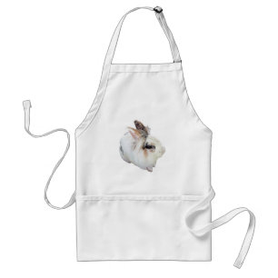 Tablier Lapin Lionhead tricolore